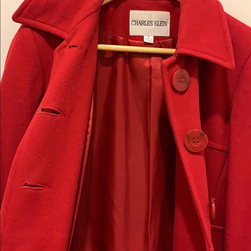 Charles Klein wool coat - Picture 3 of 5